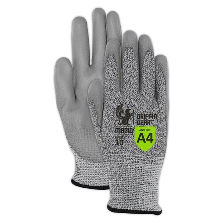 MAGID DROC GPD452 13Gauge DuraBlend Polyurethane Coated Work Glove  Cut Level A4 GPD452-10